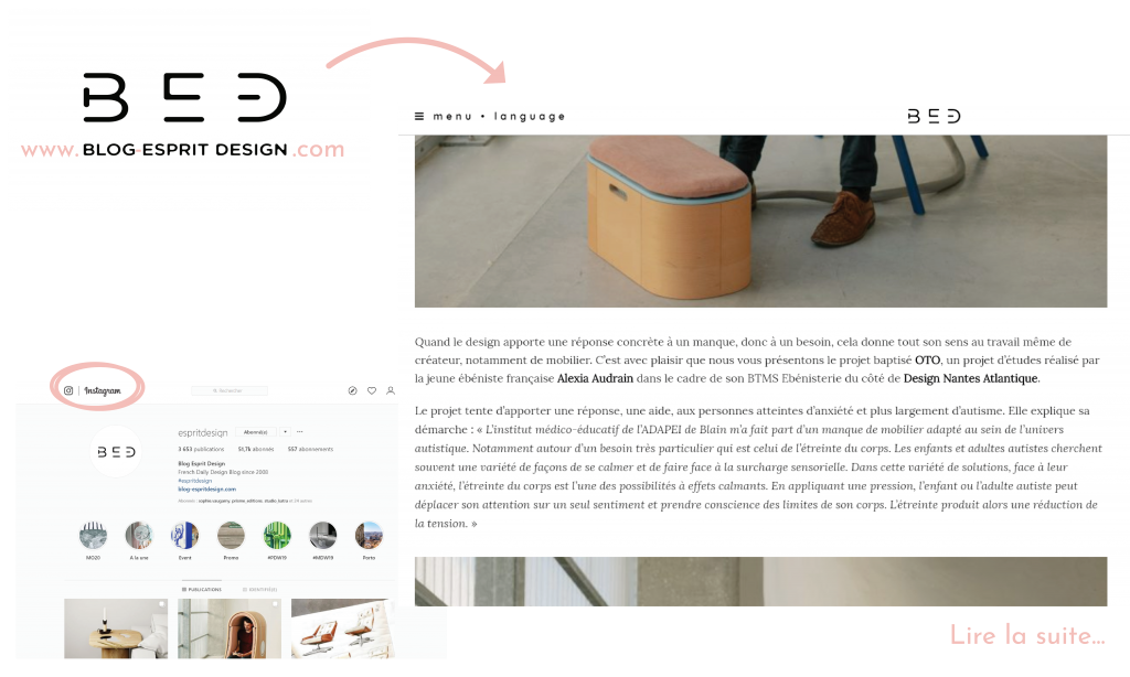 Blog esprit design Article sur le fauteuil à étreindre OTO d’Alexia Audrain pour les personnes autistes.